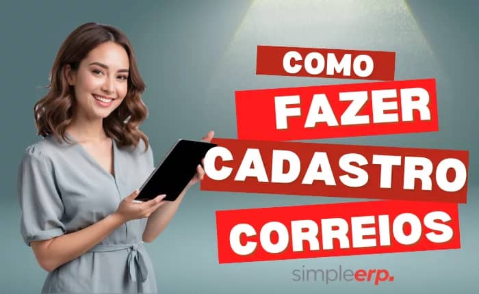 cadastro de correios simple erp