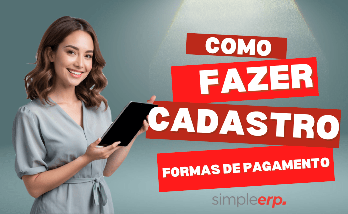 cadastro de formas de pagamento no simple erp